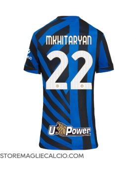 Inter Milan Henrikh Mkhitaryan #22 Maglia Gara Casa Repliche 2024-25 Donna